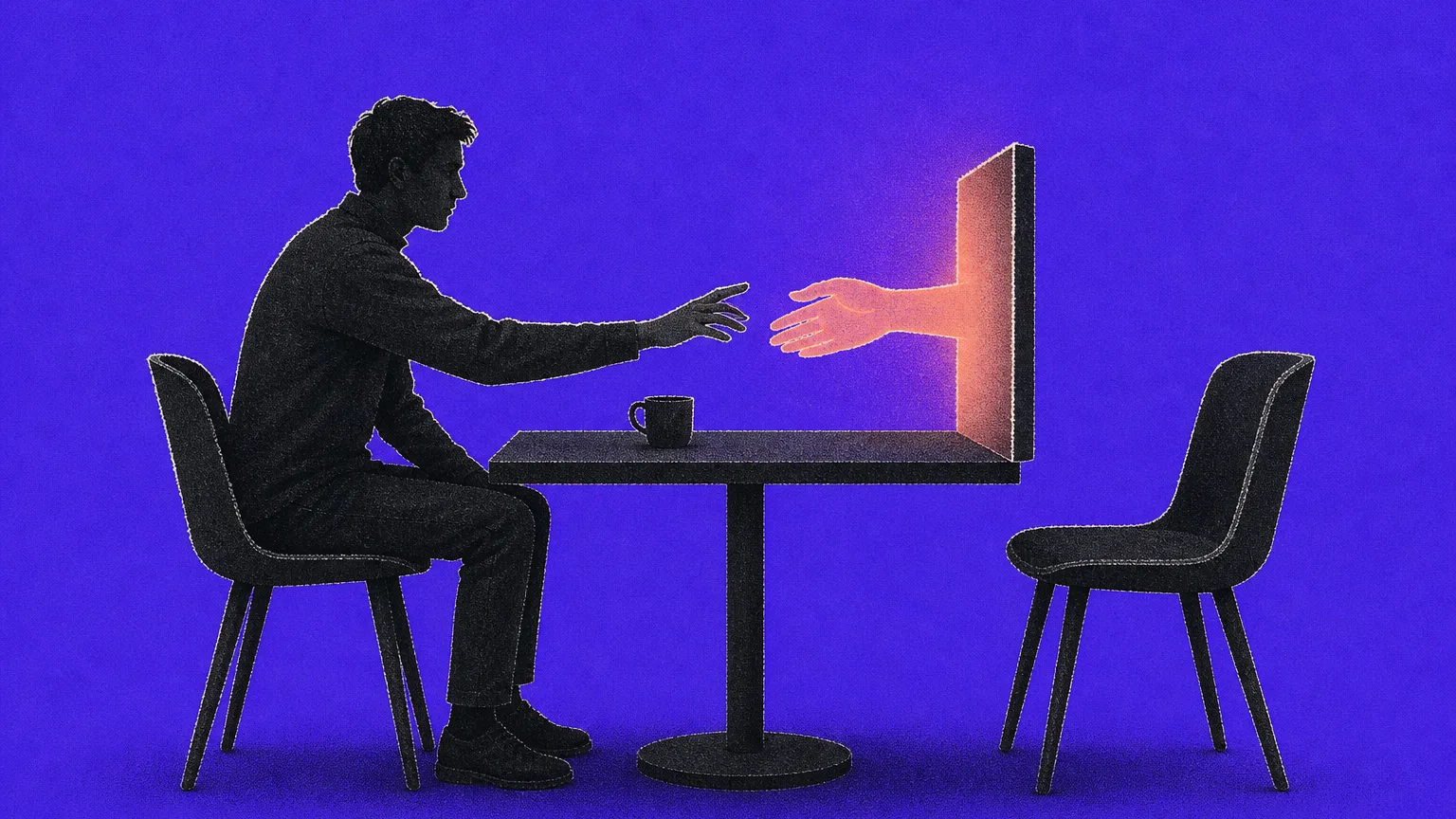 Обложка статьи: ИИ-собеседник снимает одиночество быстро. Но близость так не работает